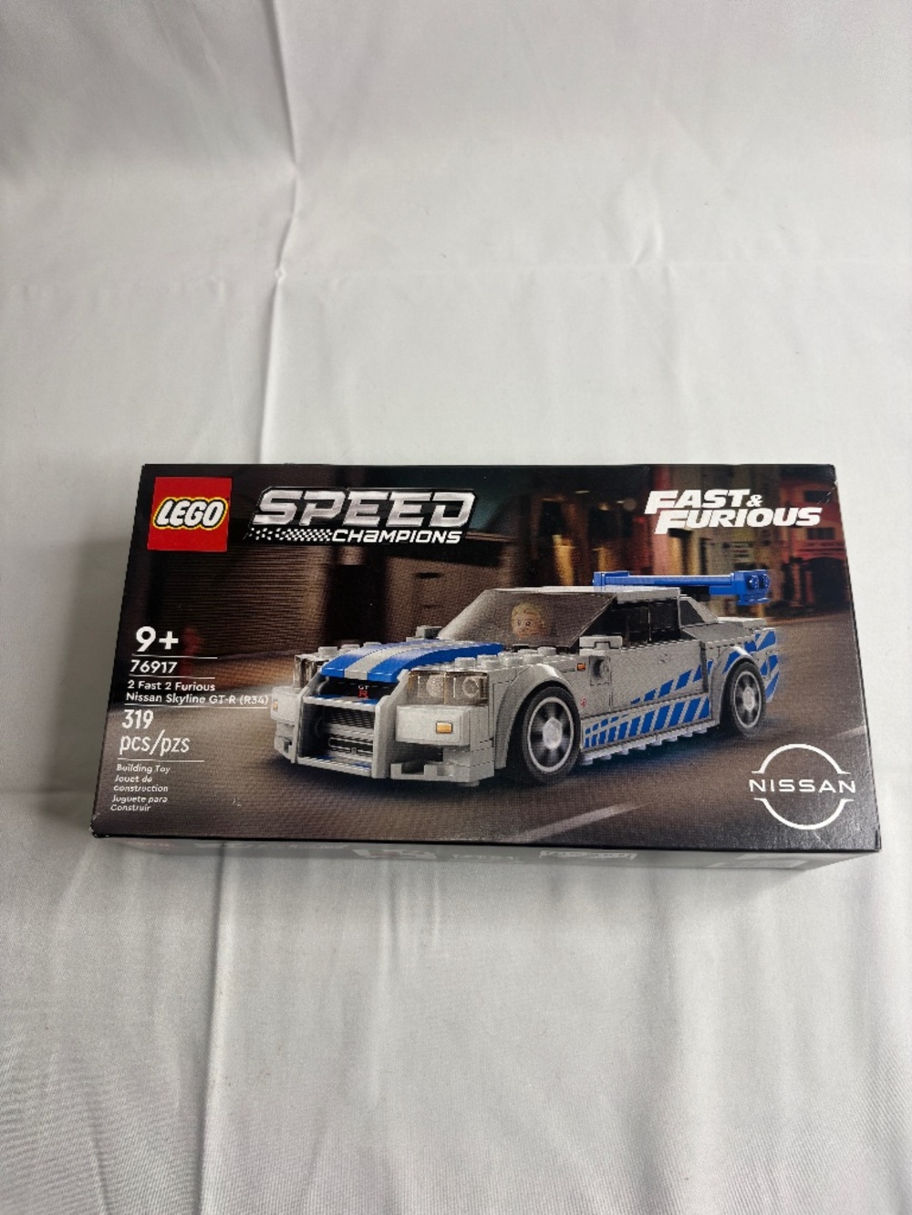 LEGO Speed Champions Fast & Furious Nissan Skyline GT-R R34 Toy Building Set NEW